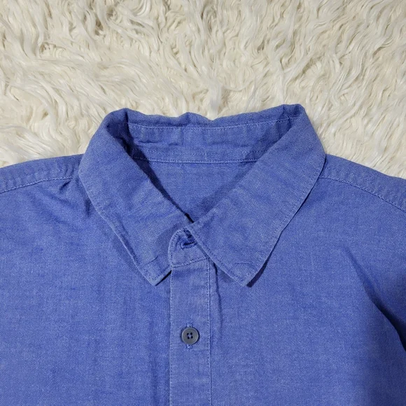 Lululemon Commission Long Sleeve Shirt Blue Mens Size Large! - Picture 6 of 14